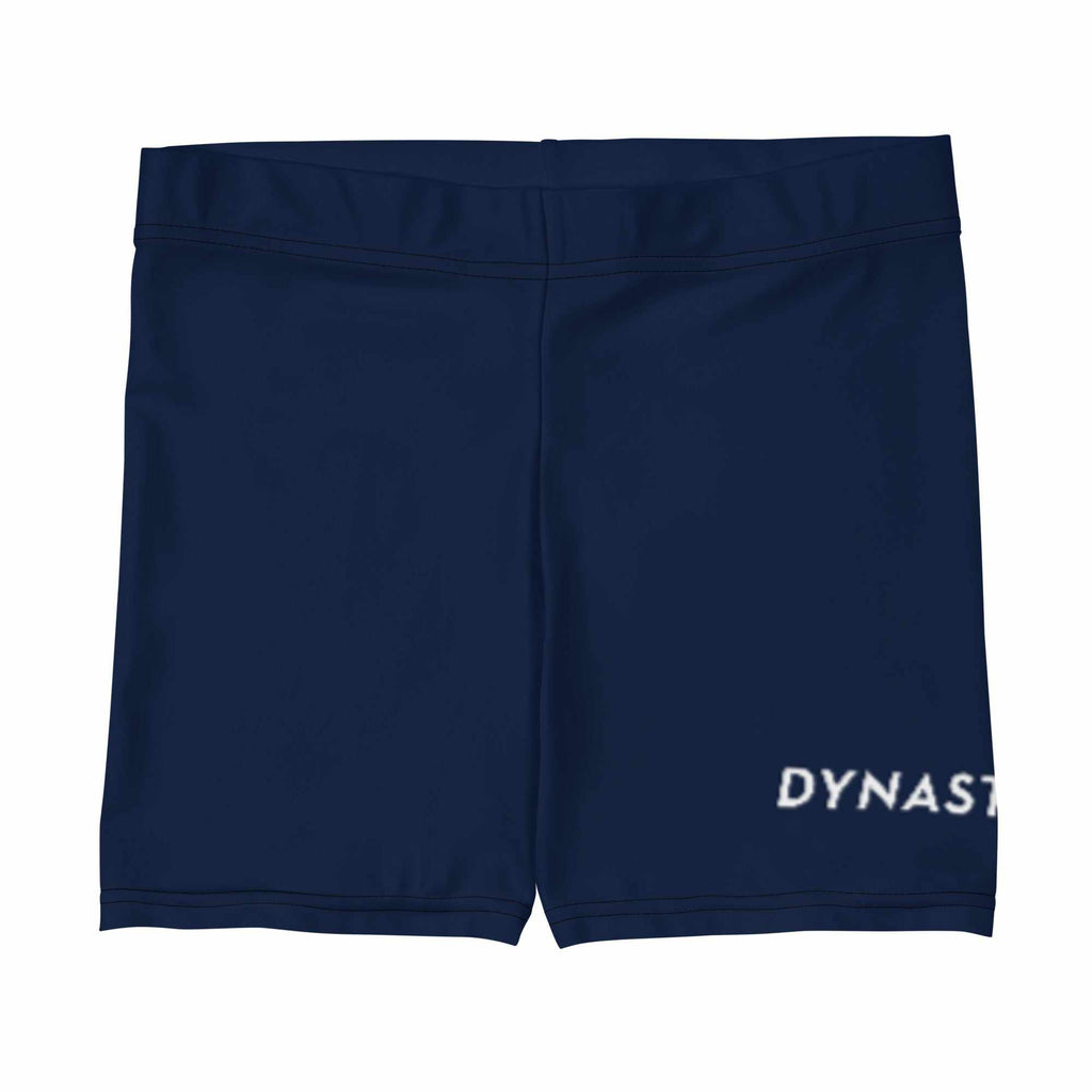 Dynasty Signature Women's Yoga Bike Shorts (Navy)-Compression Shorts - Dynasty Clothing MMA