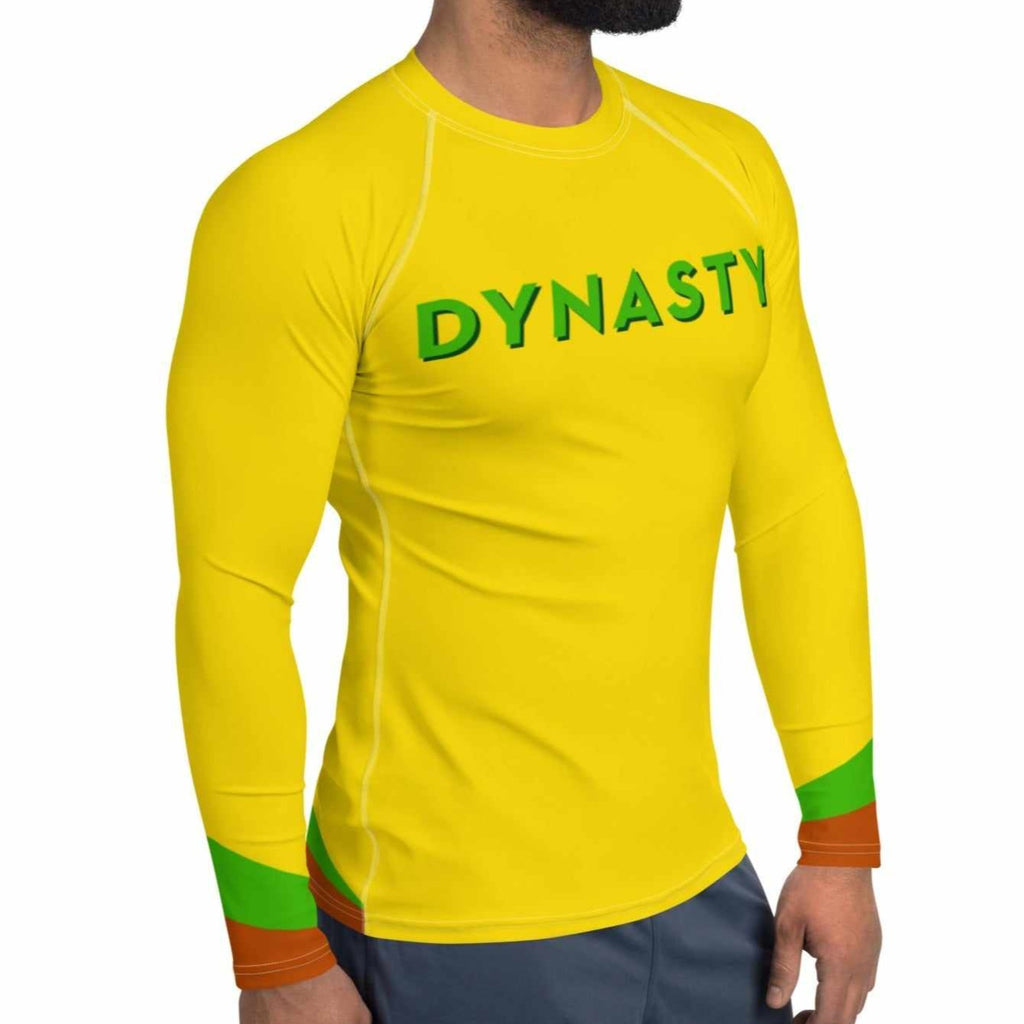 Dynasty VLT Lemon Tea Rash Guard-Rash Guards - Dynasty Clothing MMA