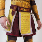 Emperor Golden Flower Armor Fight Shorts-Armor Shorts - Dynasty Clothing MMA