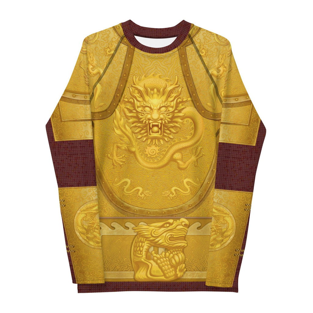 Emperor Golden Flower Rash Guard-Rash Guards - Dynasty Clothing MMA
