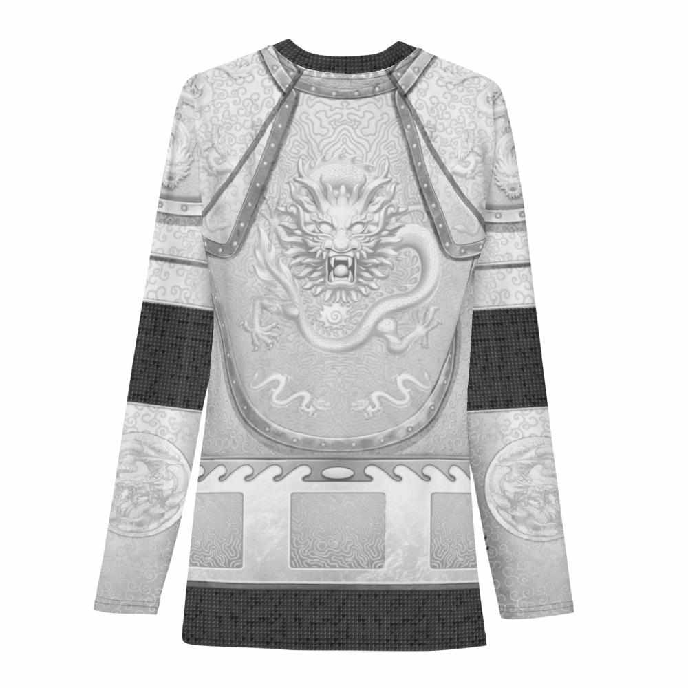 Emperor Platinum Armor Rash Guard-Rash Guards - Dynasty Clothing MMA