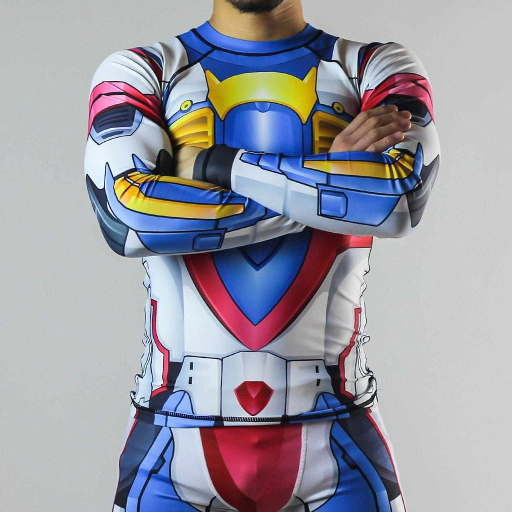 God Gundam Rash Guard-Rash Guards - Dynasty Clothing MMA
