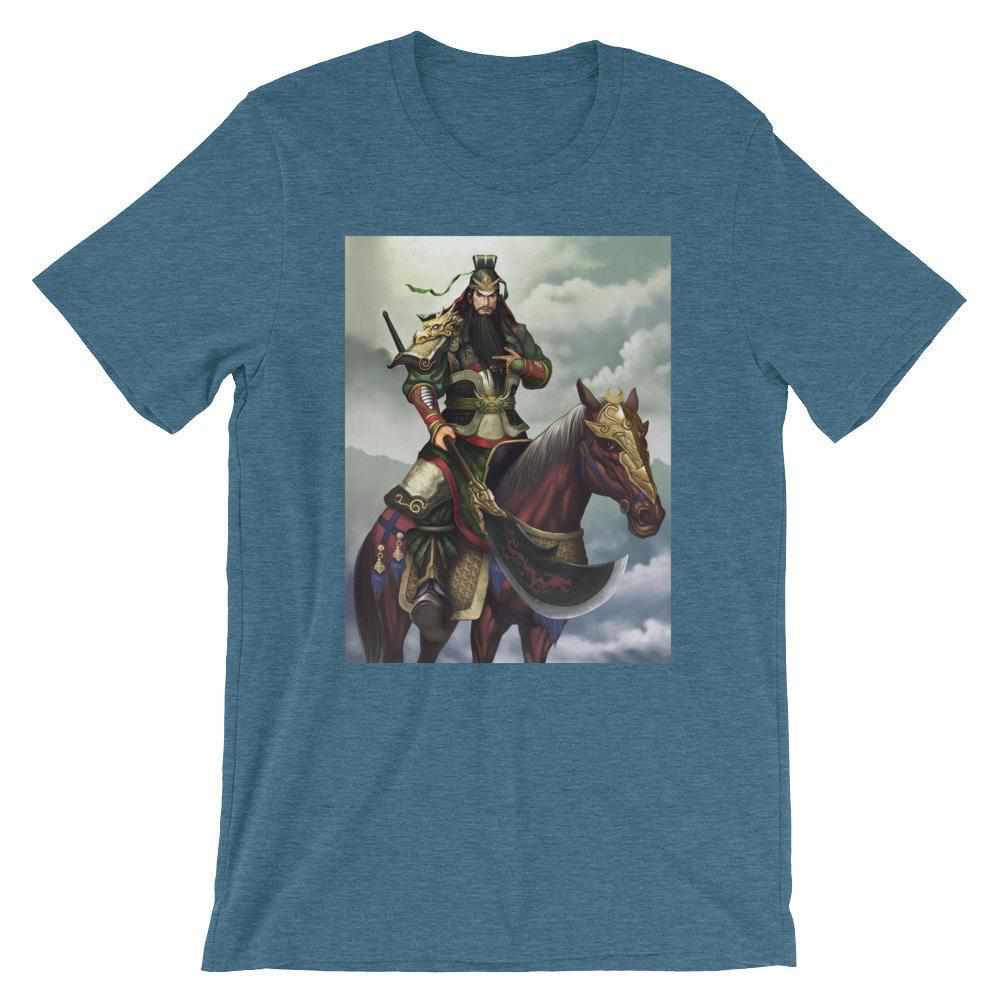 God of War (Guan Yu) Crew Neck Premium Print T-Shirt-T-Shirts - Dynasty Clothing MMA