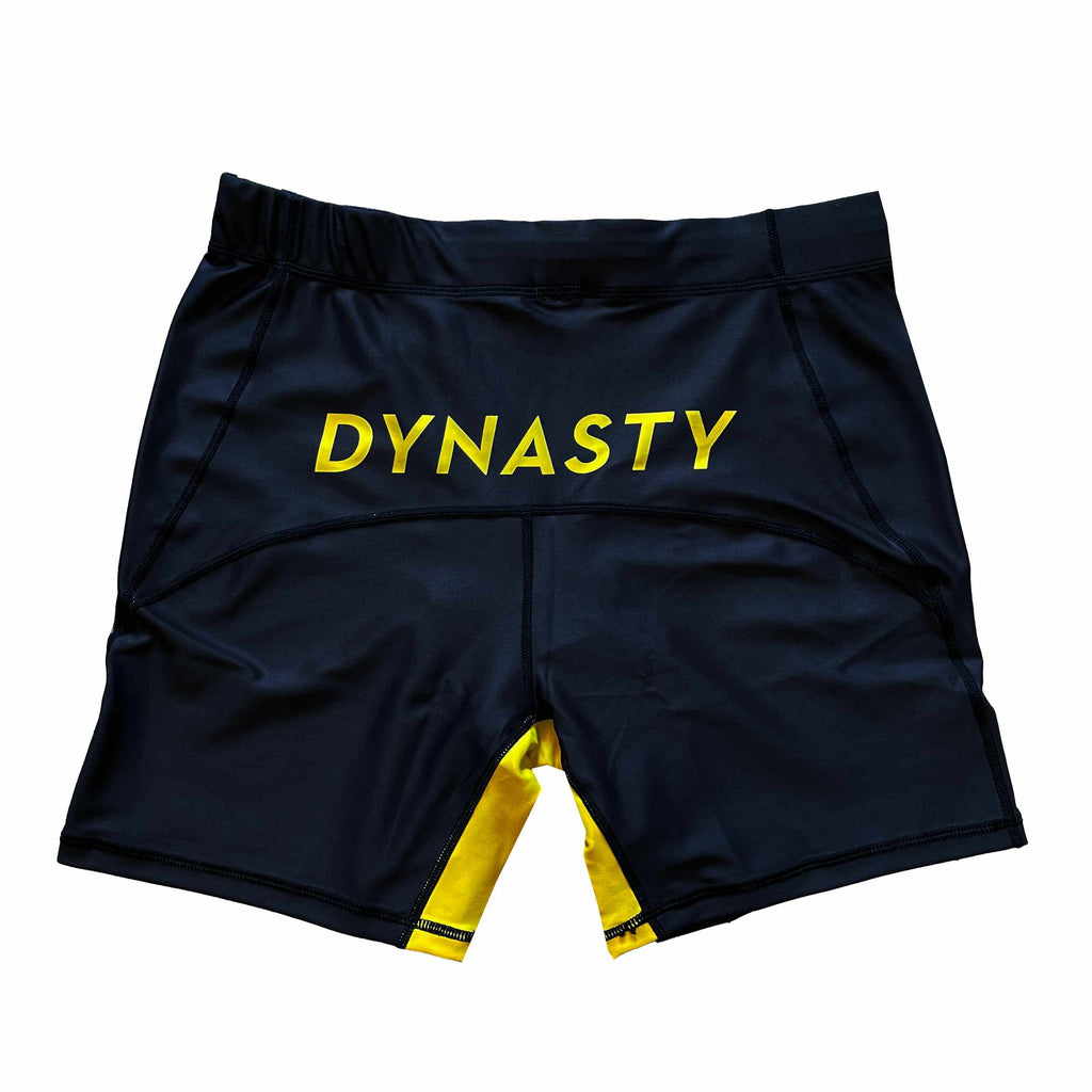 Legendary Spirit Elite Compression Shorts (Vale Tudo) (Black)-Compression Shorts - Dynasty Clothing MMA