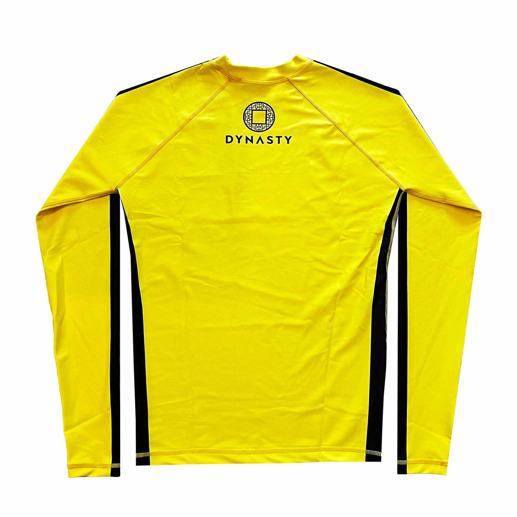 Legendary Spirit Elite Rash Guard (Yellow)-Rash Guards - Dynasty Clothing MMA