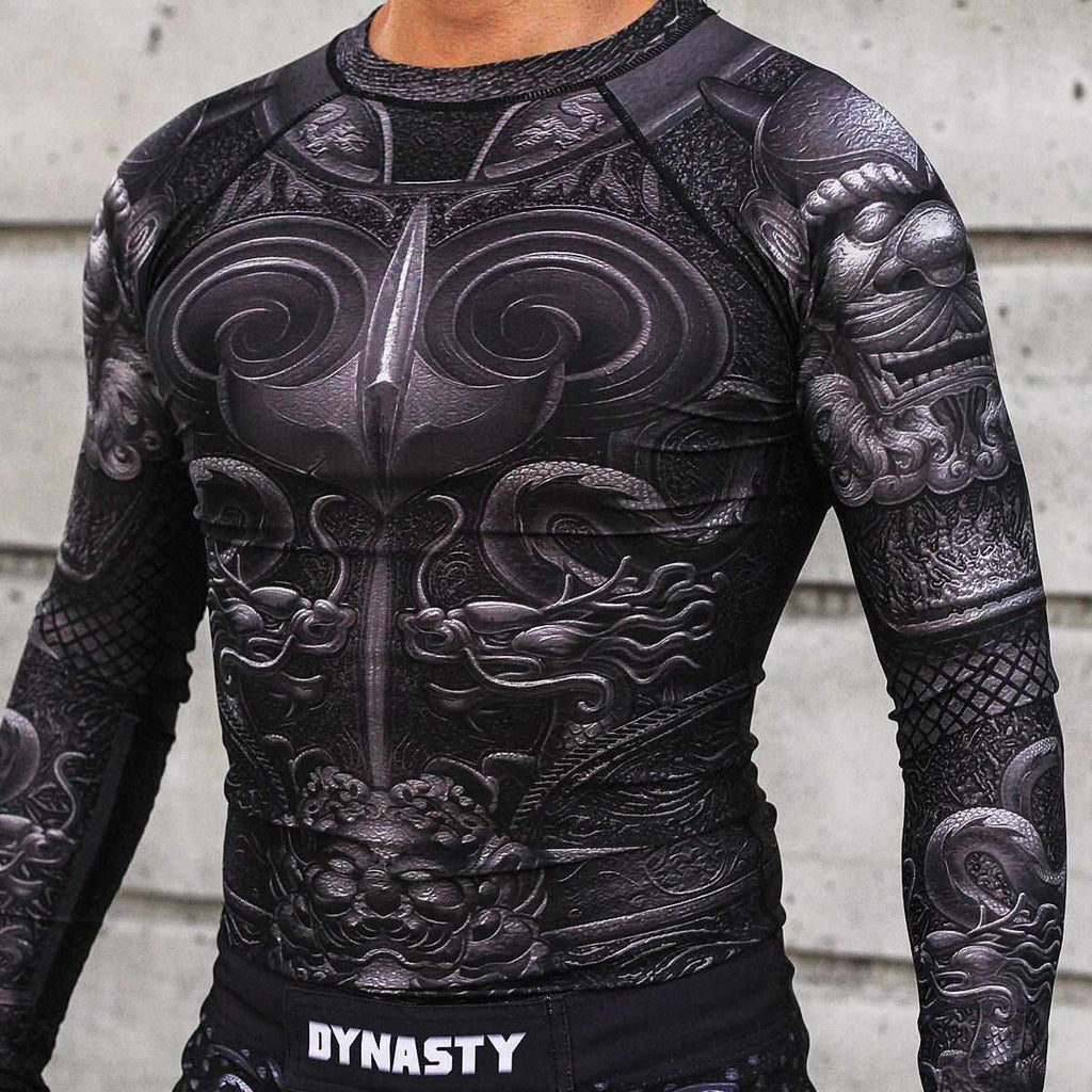 Lord Godless Rash Guard (Black)-Rash Guards - Dynasty Clothing MMA