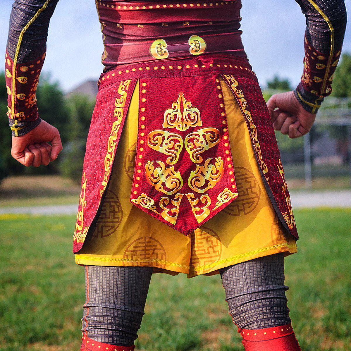 Monkey King Armor Fight Shorts-Armor Shorts - Dynasty Clothing MMA