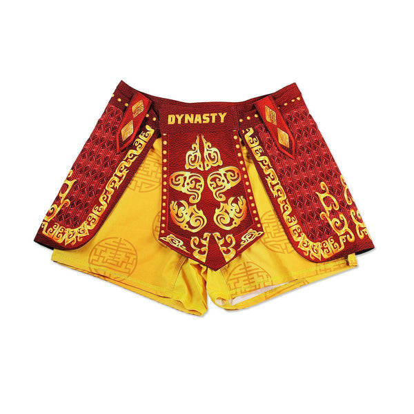 Gold Muay thai shorts — Kings Mma