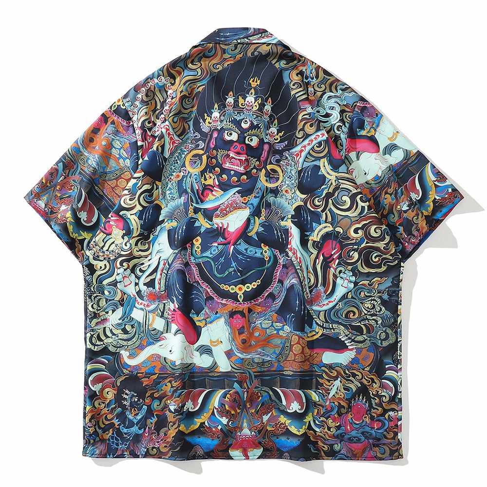 Neo Brawler Guardian Hawaiian Beach Shirt-Neo Dynasty - Dynasty Clothing MMA