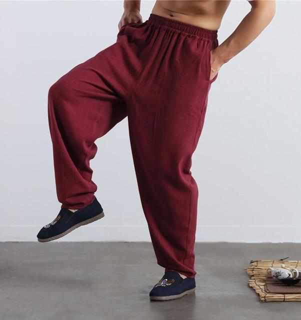 Neo Classic Kung Fu Elastic Loose Trousers-Neo Dynasty - Dynasty Clothing MMA