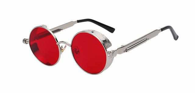 Neo Kung Fu Vintage Retro Round Ornate Sunglasses-Neo Accessories - Dynasty Clothing MMA