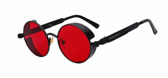Neo Kung Fu Vintage Retro Round Ornate Sunglasses-Neo Accessories - Dynasty Clothing MMA