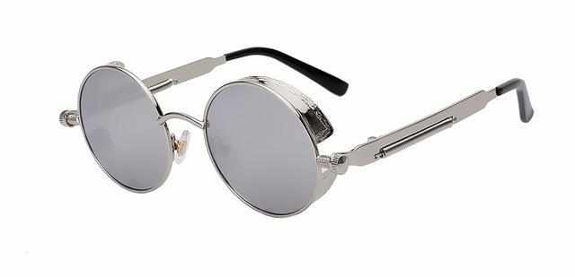 Neo Kung Fu Vintage Retro Round Ornate Sunglasses-Neo Accessories - Dynasty Clothing MMA