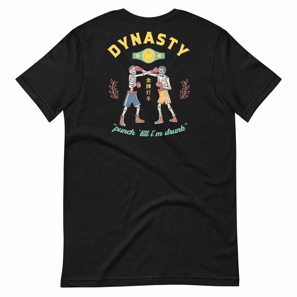 Old School Boxing Club "Punch 'Till I'm Drunk" T-Shirt-T-Shirts - Dynasty Clothing MMA