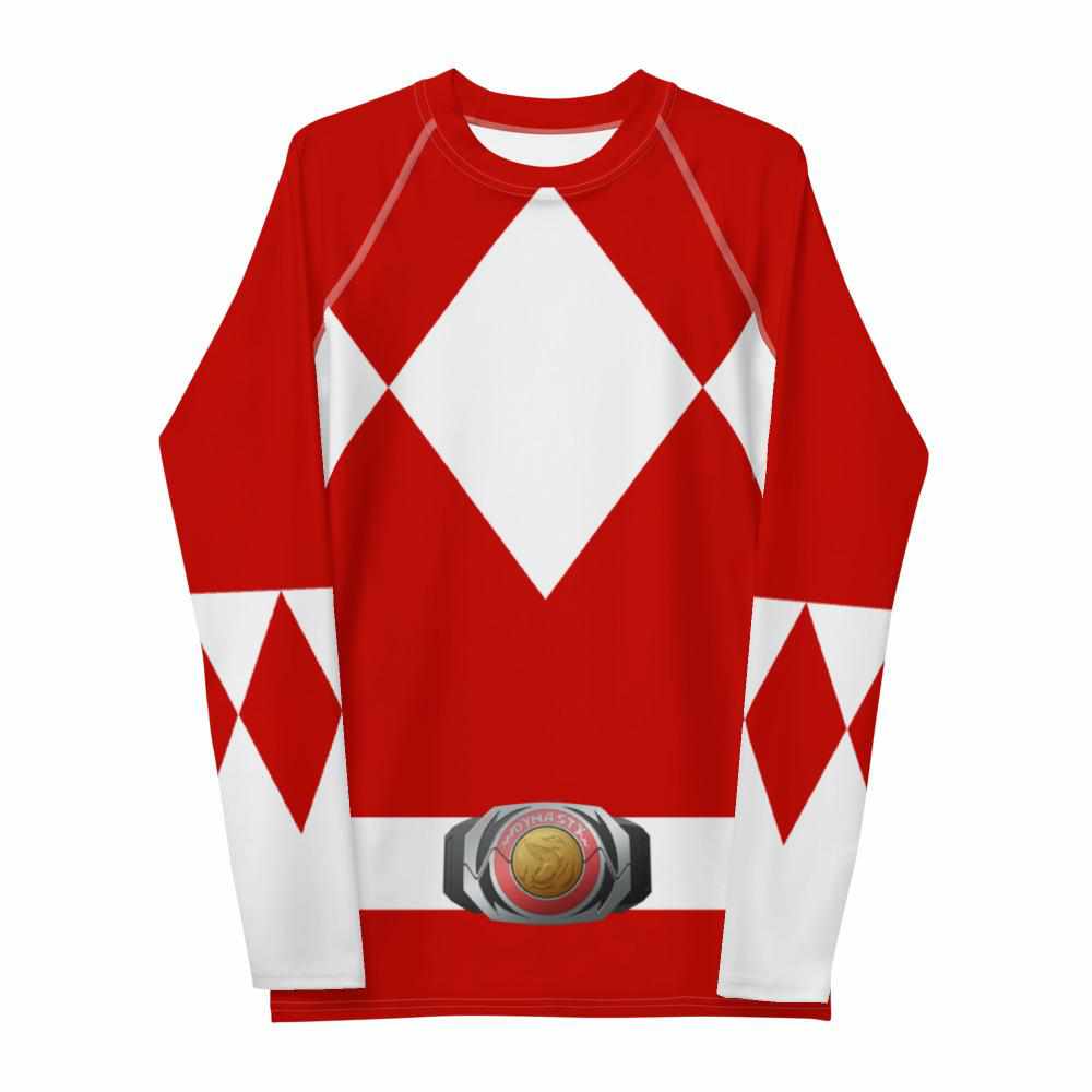 Red Ranger Rash Guard-Rash Guards - Dynasty Clothing MMA