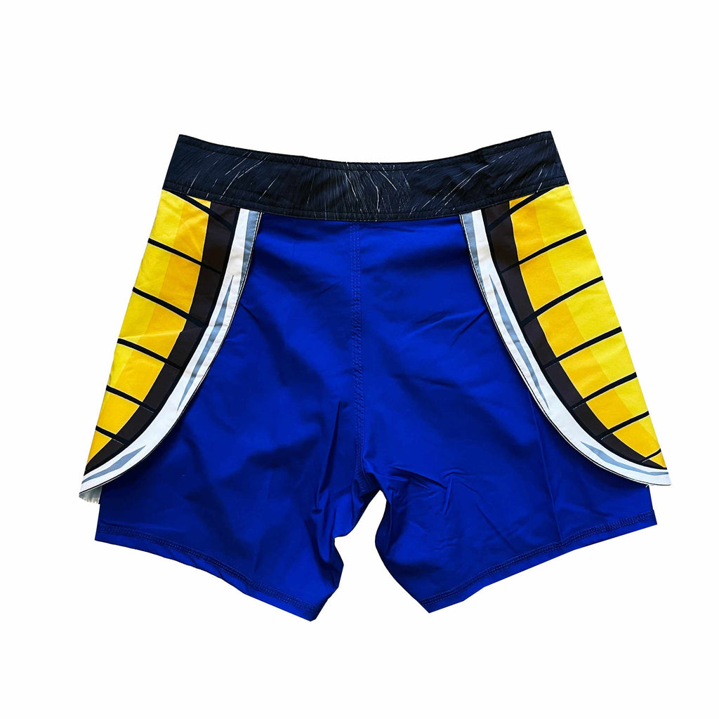 Super Saiyan Armor Fight Shorts-Armor Shorts - Dynasty Clothing MMA