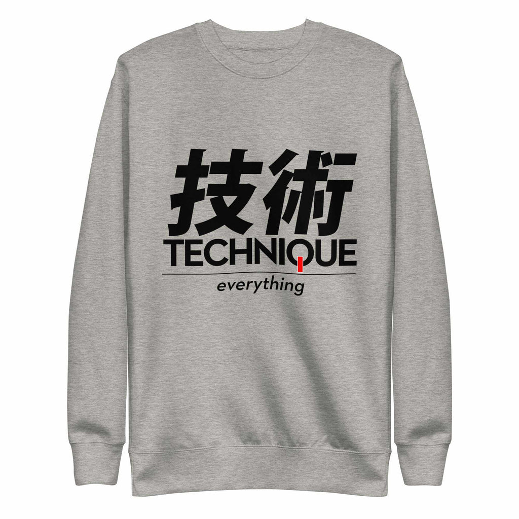 Technique Over Everything Premium Fleece Pullover Sweater-Hoodies / Sweaters - Dynasty Clothing MMA