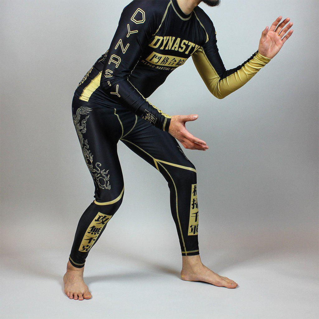 The Enforcer Chinese Triad Grappling Spats-Grappling Spats / Tights - Dynasty Clothing MMA