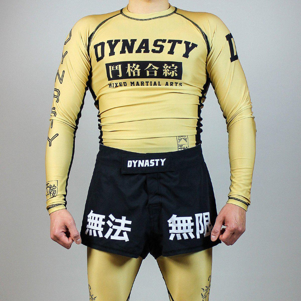 The Enforcer Chinese Triad Rash Guard-Rash Guards - Dynasty Clothing MMA