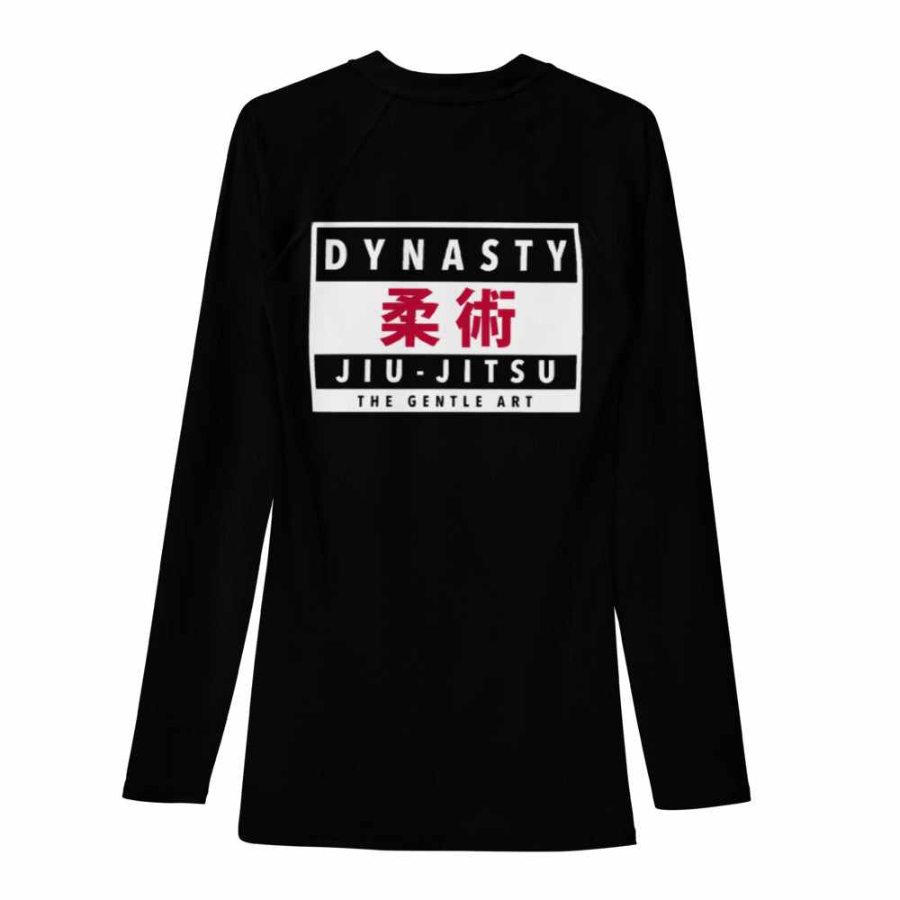 The Gentle Art (Jiu-Jitsu) Rash Guard (Black)-Rash Guards - Dynasty Clothing MMA