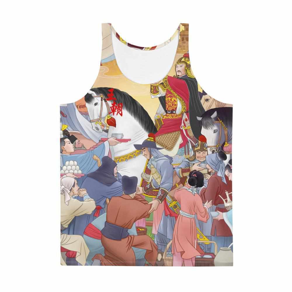 The Patriot (Yue Fei) Celebration Premium Sublimated Tank Top-Tank Tops - Dynasty Clothing MMA