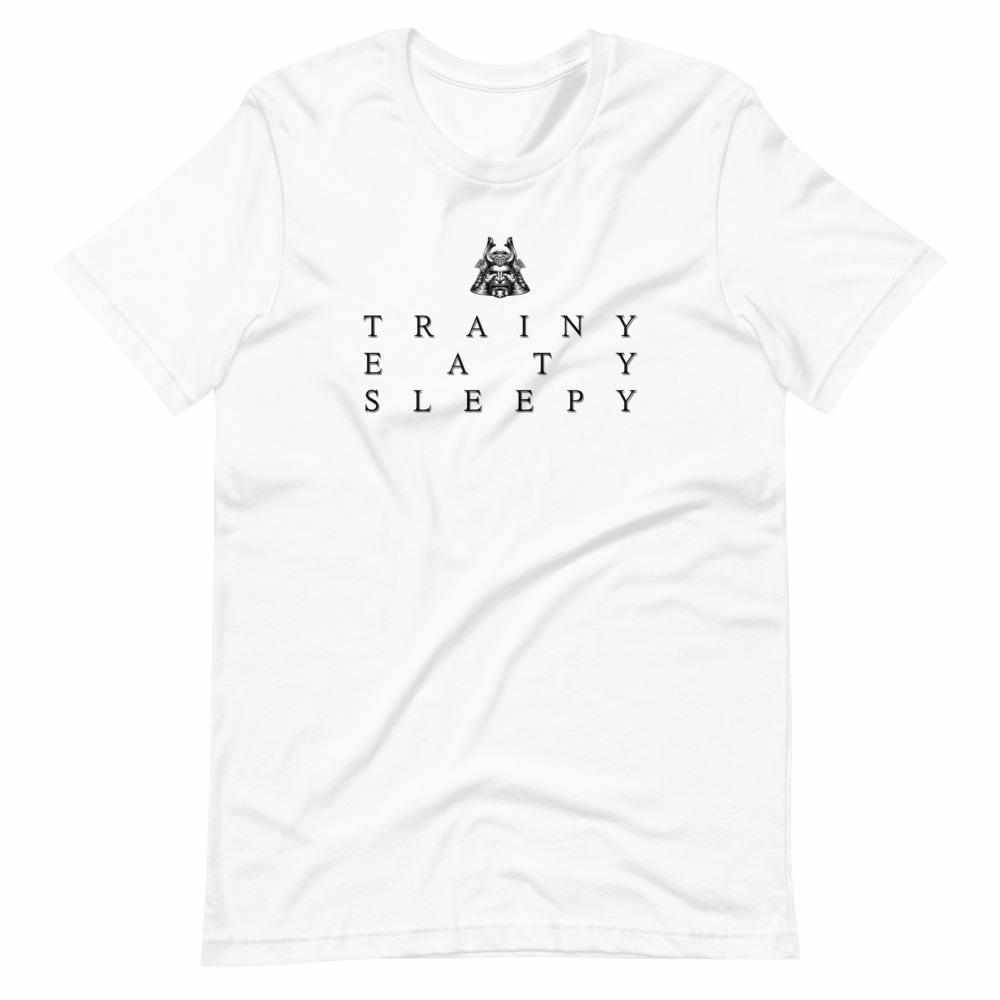 Trainy, Eaty, Sleepy (Shogun) T-Shirt-T-Shirts - Dynasty Clothing MMA