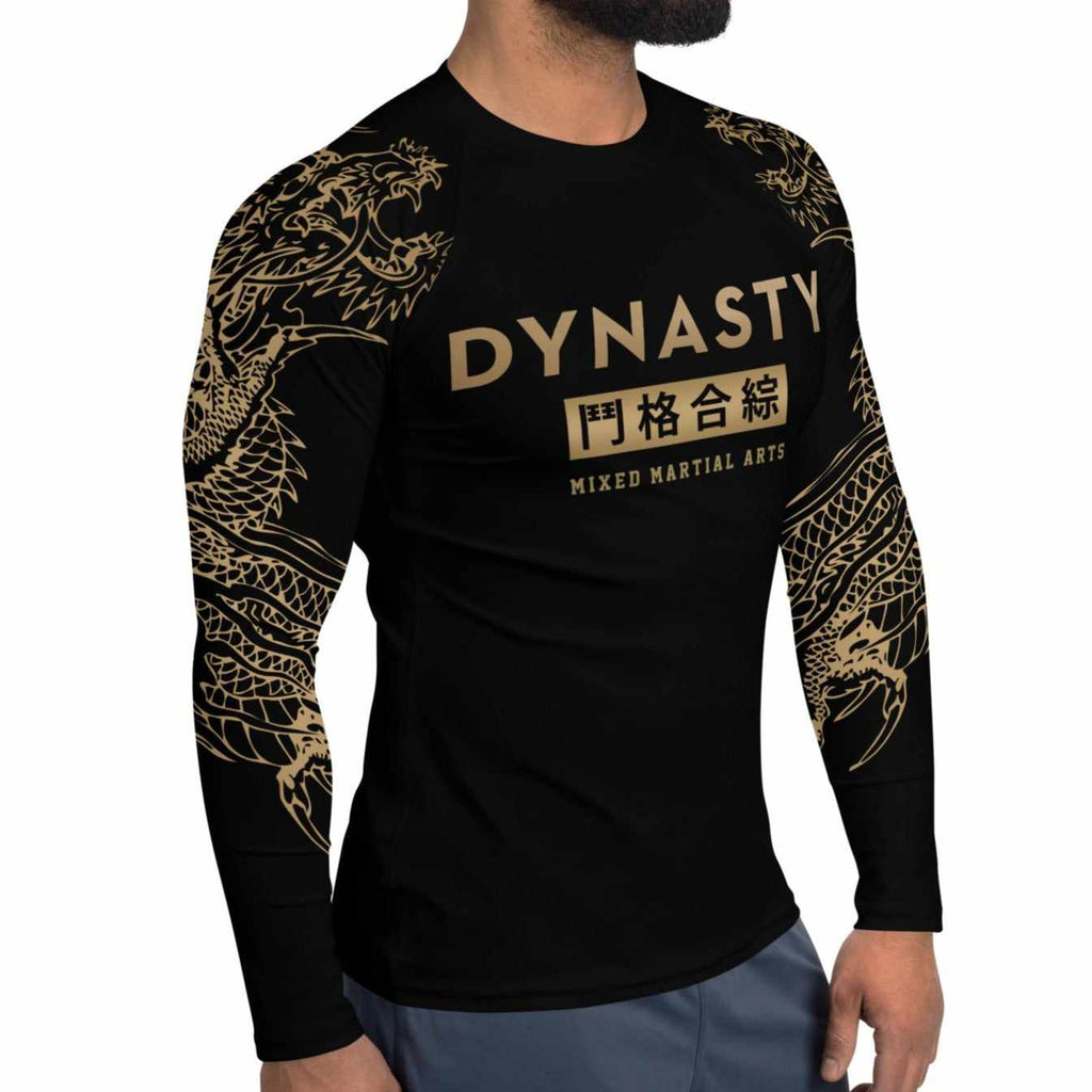 Triad Enforcer V3 Rash Guard (Black)-Rash Guards - Dynasty Clothing MMA