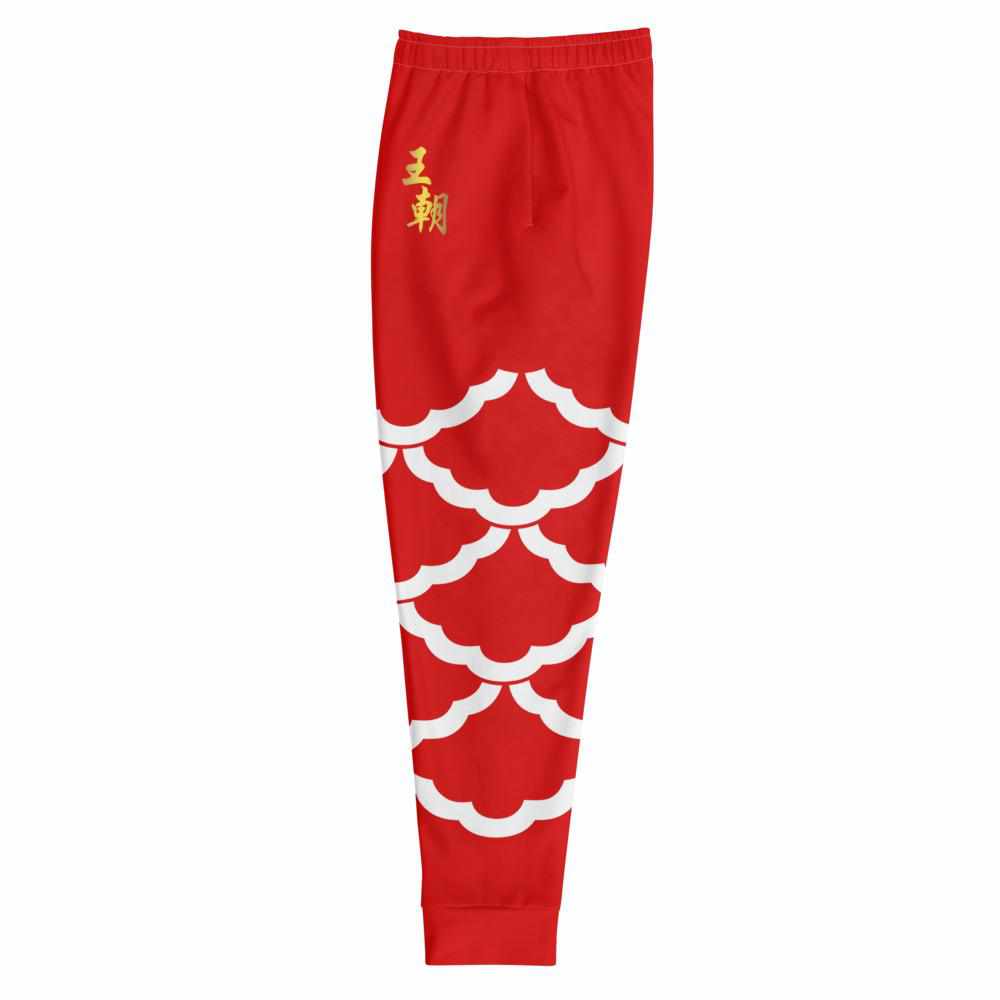 舞獅 Lion Dancer Unisex Joggers (Red)-Joggers Set - Dynasty Clothing MMA