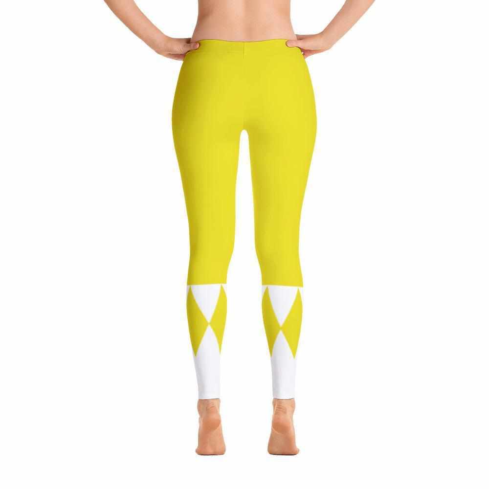 Yellow Ranger Women's Grappling Spats-Grappling Spats / Tights - Dynasty Clothing MMA