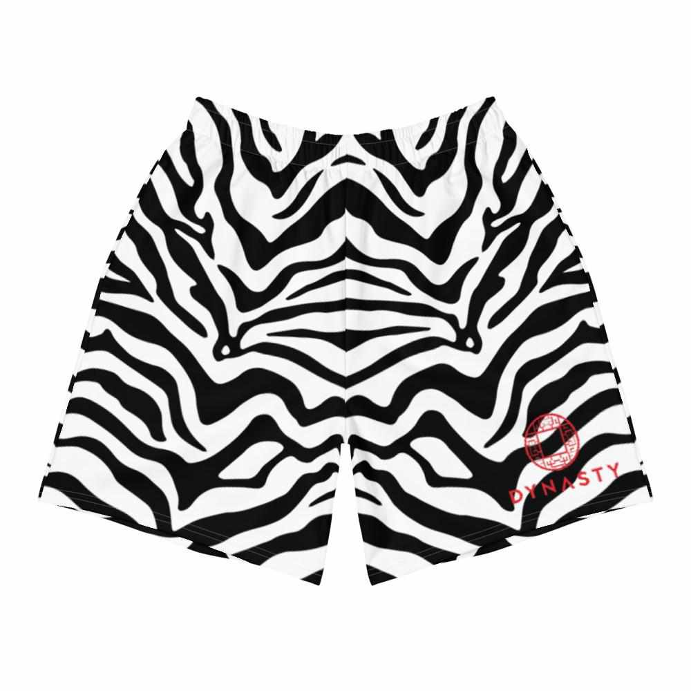 Zebra Skin Active Training Workout Shorts-Training Shorts - Dynasty Clothing MMA